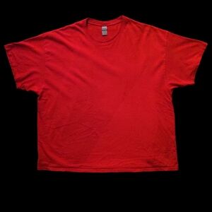 ❤️ Mens Red Tee T-shirt 3xl